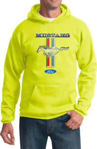 Ford Hoodie Mustang Stripe Hooded Sweatshirt - Senob right