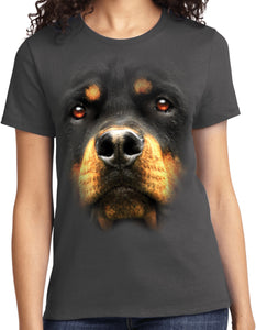 Ladies Rottweiler T-shirt - Senob right