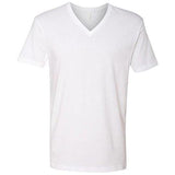 Mens Fitted Cotton V-neck Tee Shirt - Senob right - 6