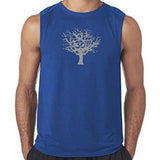Mens "Tree of Life" Muscle Tee Shirt - Senob right - 6