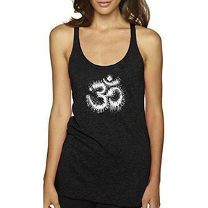 Womens Tie Dye OM Racerback Tank Top - Senob right - 1