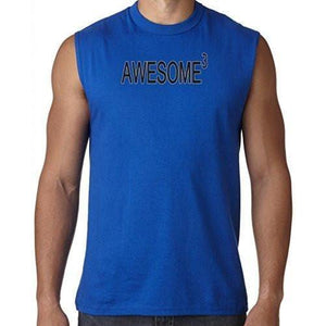 Mens Awesome Cubed Muscle Tee Shirt - Senob right - 7