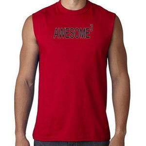 Mens Awesome Cubed Muscle Tee Shirt - Senob right - 5
