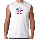 Mens Classic Patriotic OM Tee Shirt - Senob right - 6