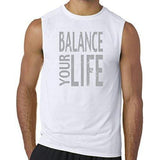 Mens "Balance" Muscle Tee Shirt - Senob right - 6