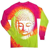 Mens Big Buddha Head Long Sleeve Tee Shirt - Senob right - 3