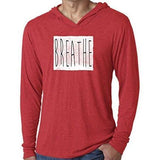Mens "Breathe" Thin Hoodie Tee Shirt - Senob right - 9
