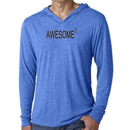 Mens Awesome Cubed Lightweight Hoodie Tee Shirt - Senob right - 1