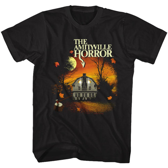 Amityville Horror T-Shirt House Black Tee - Senob right