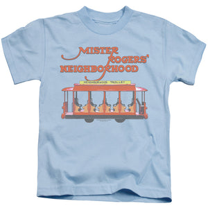 Mister Rogers Boys T-Shirt Trolley Light Blue Tee - Senob right
