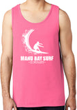 Manu Bay Surf Company WAVE 100% Cotton Heavyweight Pastel Tank Top - Senob right
