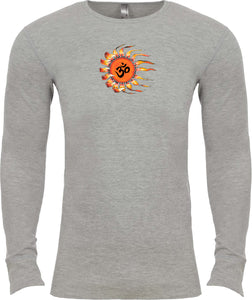 OHM Sun Long Sleeve Thermal Senob right Tee Shirt - Senob right