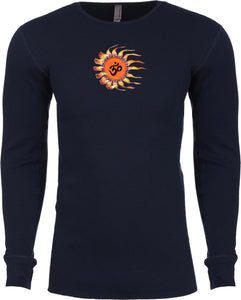 OHM Sun Long Sleeve Thermal Senob right Tee Shirt - Senob right