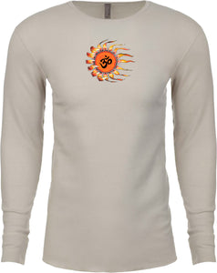 OHM Sun Long Sleeve Thermal Senob right Tee Shirt - Senob right