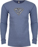 Super OM Long Sleeve Thermal Senob right Tee Shirt - Senob right