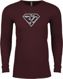 Super OM Long Sleeve Thermal Senob right Tee Shirt - Senob right