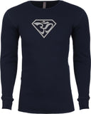 Super OM Long Sleeve Thermal Senob right Tee Shirt - Senob right