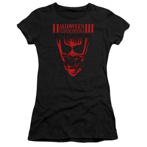 Halloween Juniors T-Shirt Demon Black Premium Tee - Senob right