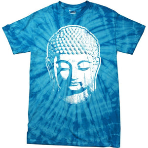 Senob right Big Buddha Head Spider Tie Dye T-shirt - Senob right